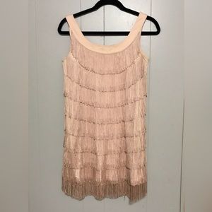 H&M Fringe Jersey Dress
